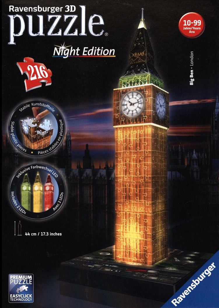 Kaufen Ravensburger Big Ben Night Edition 3D-Puzzle 216 Teile