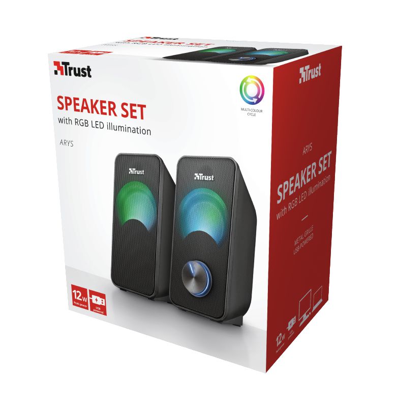 trust arys compact 2.0 speaker rgb