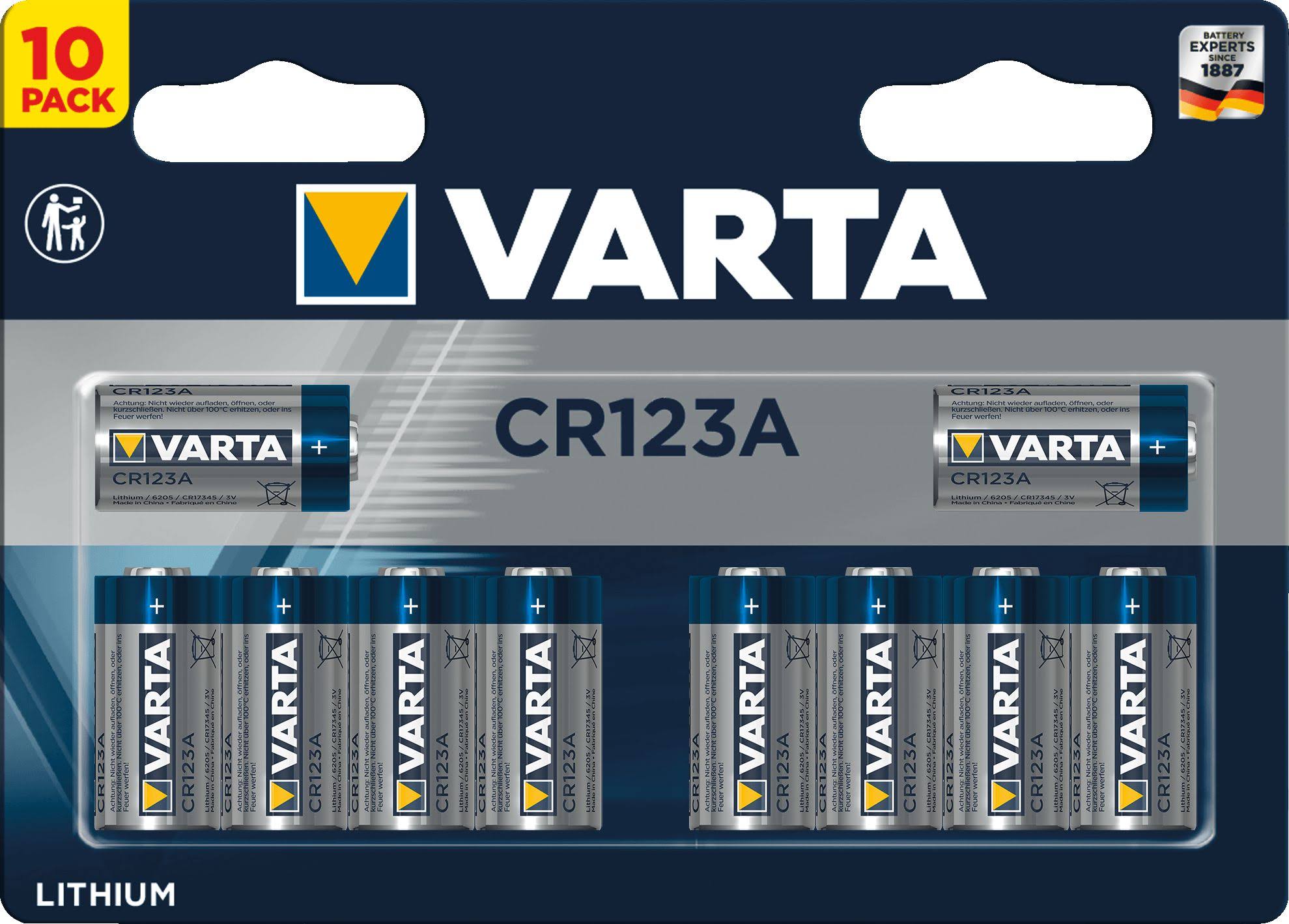 Varta Pile, CR123A, 1 pièces 