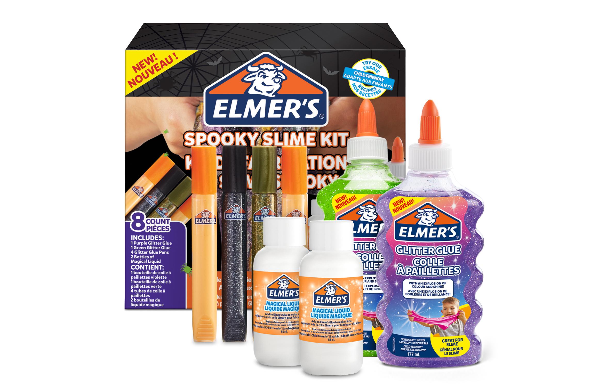 Elmers Glue Slime Kit Spooky 8 pieces - buy at