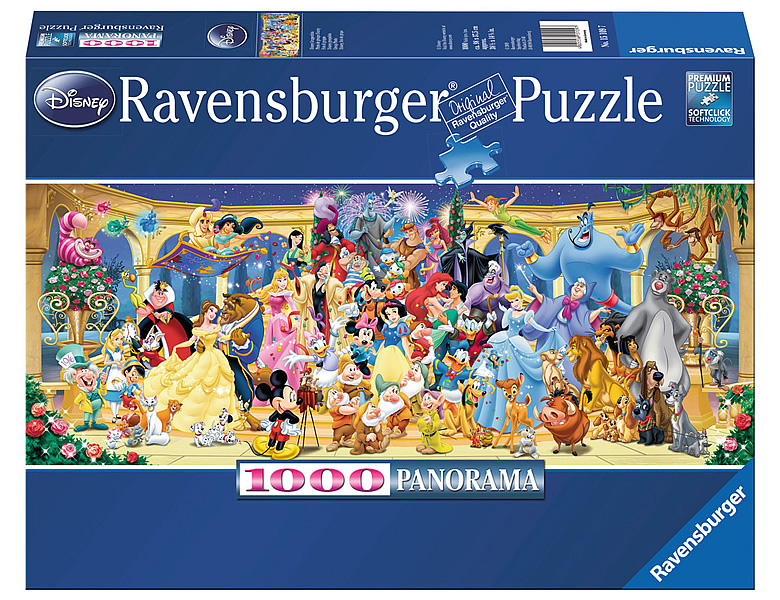 Ravensburger Disney foto di gruppo (1000 pezzi) - Puzzle di famiglia su