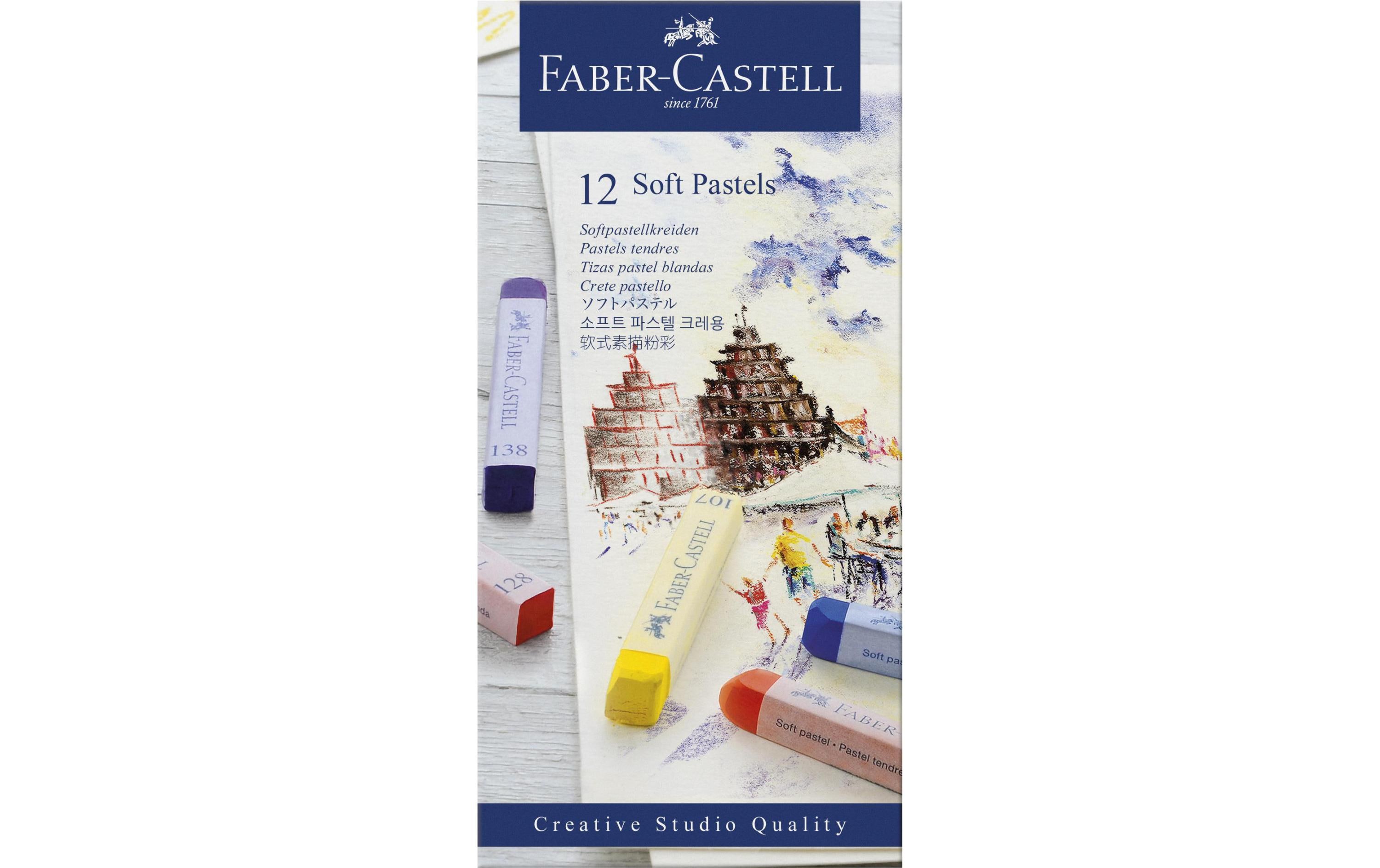 1set FABER-CASTELL pastelli morbidi Set gesso pastello solubile in acqua  limitato 24/12/36/48/72 colori disegno pittura forniture d'arte