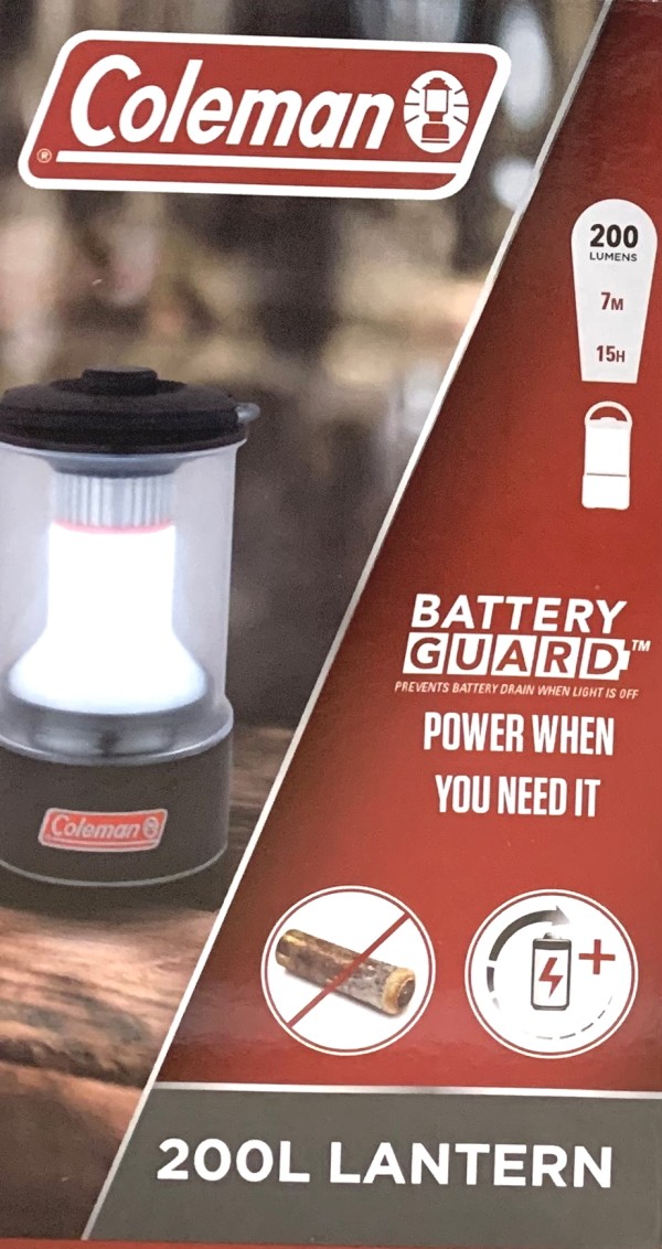 Coleman BatteryGuard Lantern - 200L