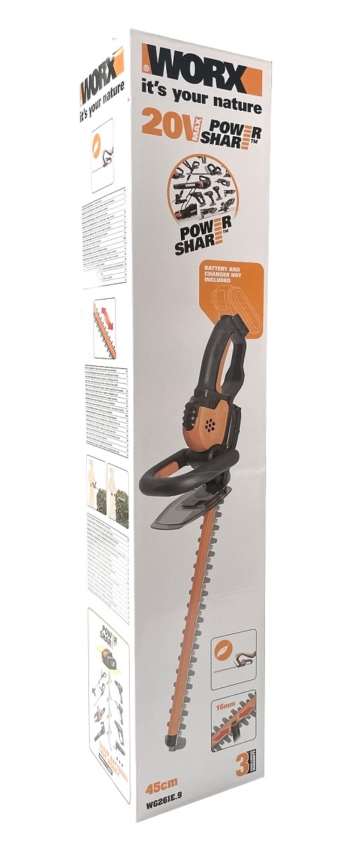 Worx WG261E.9 cordless hedge trimmer 20V 44 cm Solo buy at