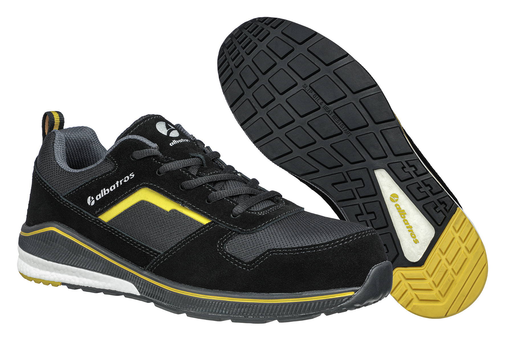 Albatros Safety low shoe Court Black Low S3 ESD HRO SRA Gr. 42 ...