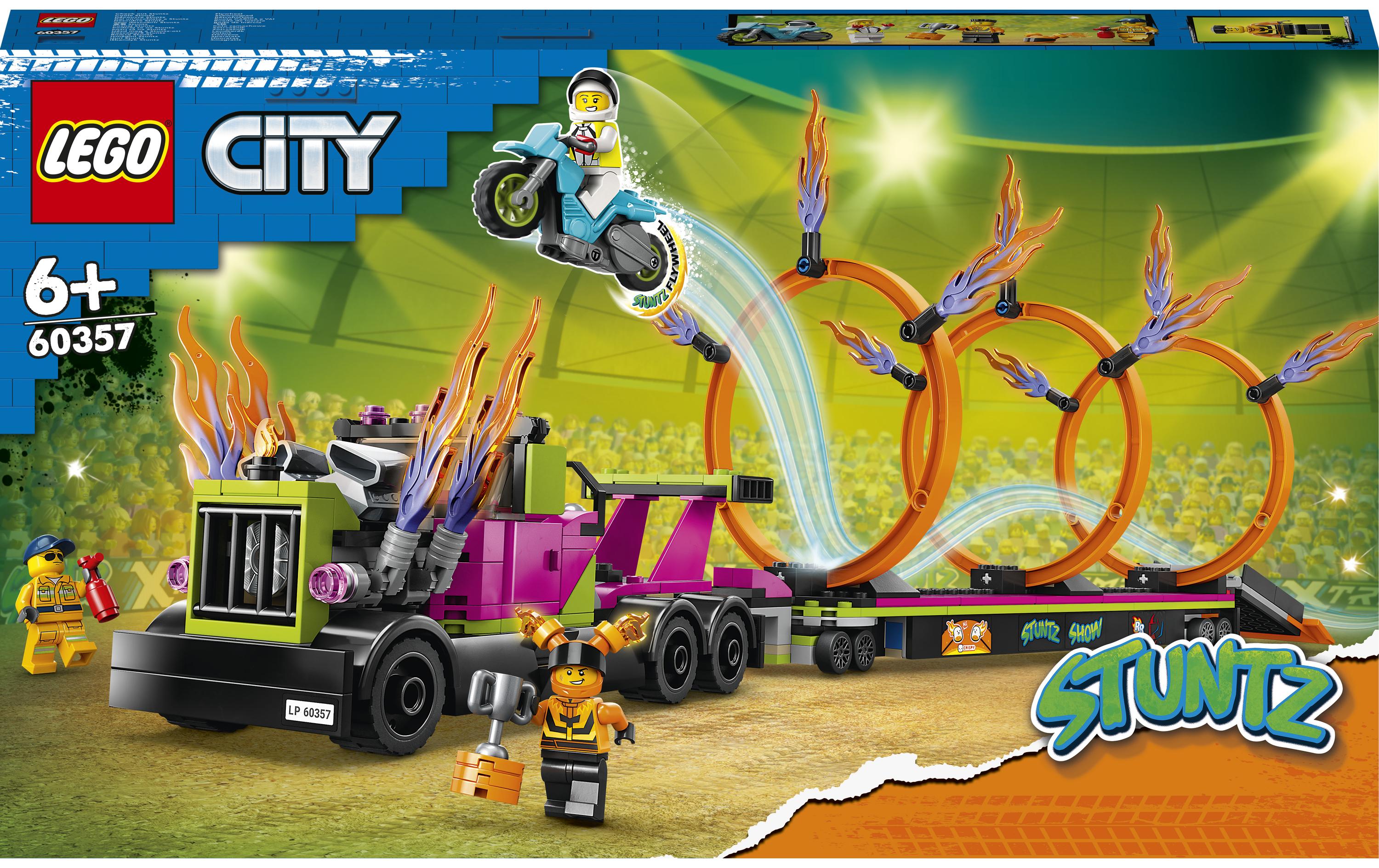 Acheter LEGO City 60357 Le camion cascadeur et le défi du