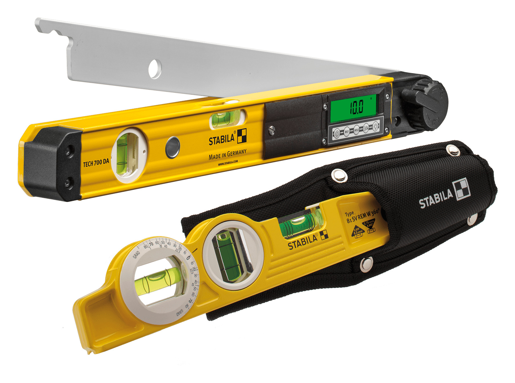 Stabila spirit level on sale set 4 pieces