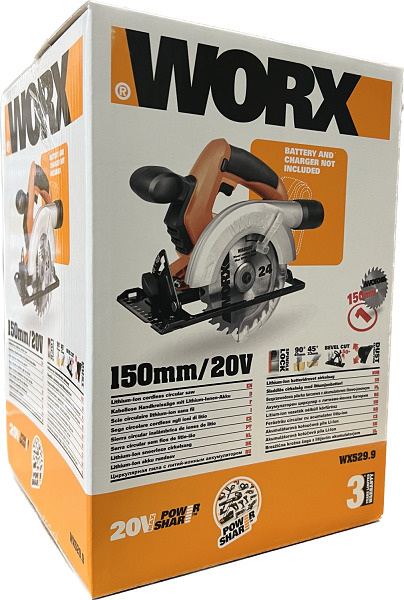 Worx WX529.9 20V Battery Hand Circular Saw Solo buy at buchmann.ch