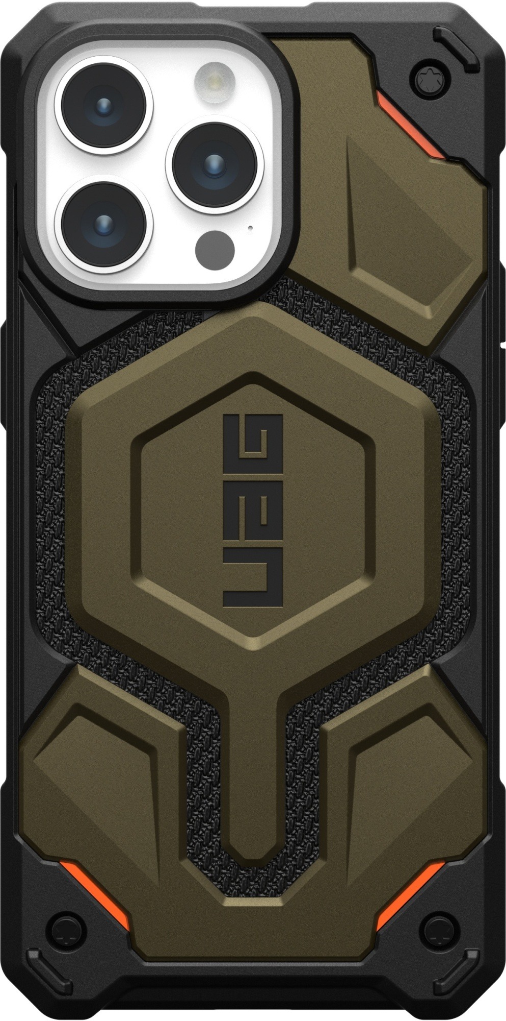 UAG Monarch Pro Case - Apple iPhone 15 Pro Max - kevlar element green ...