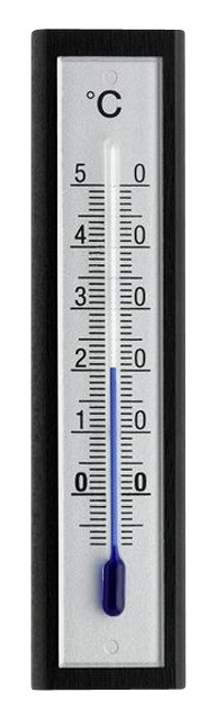 TFA Indoor thermometer beech black 30x13x125mm 12.1043.06 - buy at