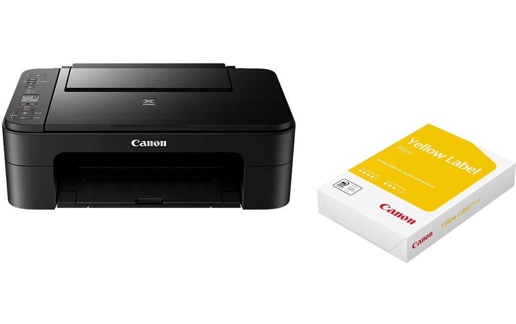 Canon PIXMA TS3350 Multifunction Wifi Printer - Black & NU: Multi-Purpose  Printer Paper, White, 500 Sheets : : Computers & Accessories