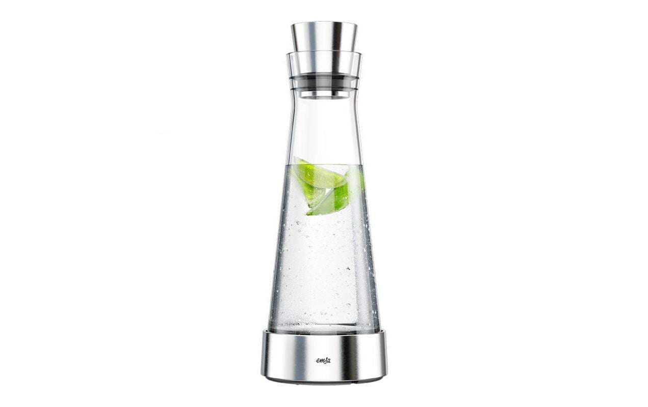 Emsa Cool Carafe Flow Slim Glass - Inox 1.0l 514233 