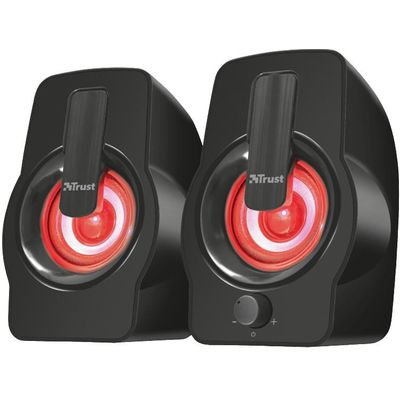 Trust pc-loudspeaker gemi rgb 2.0 black