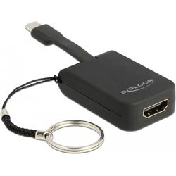 Delock adapter usb type-c - hdmi 4k, 30hz, mit schlüsselanhänger