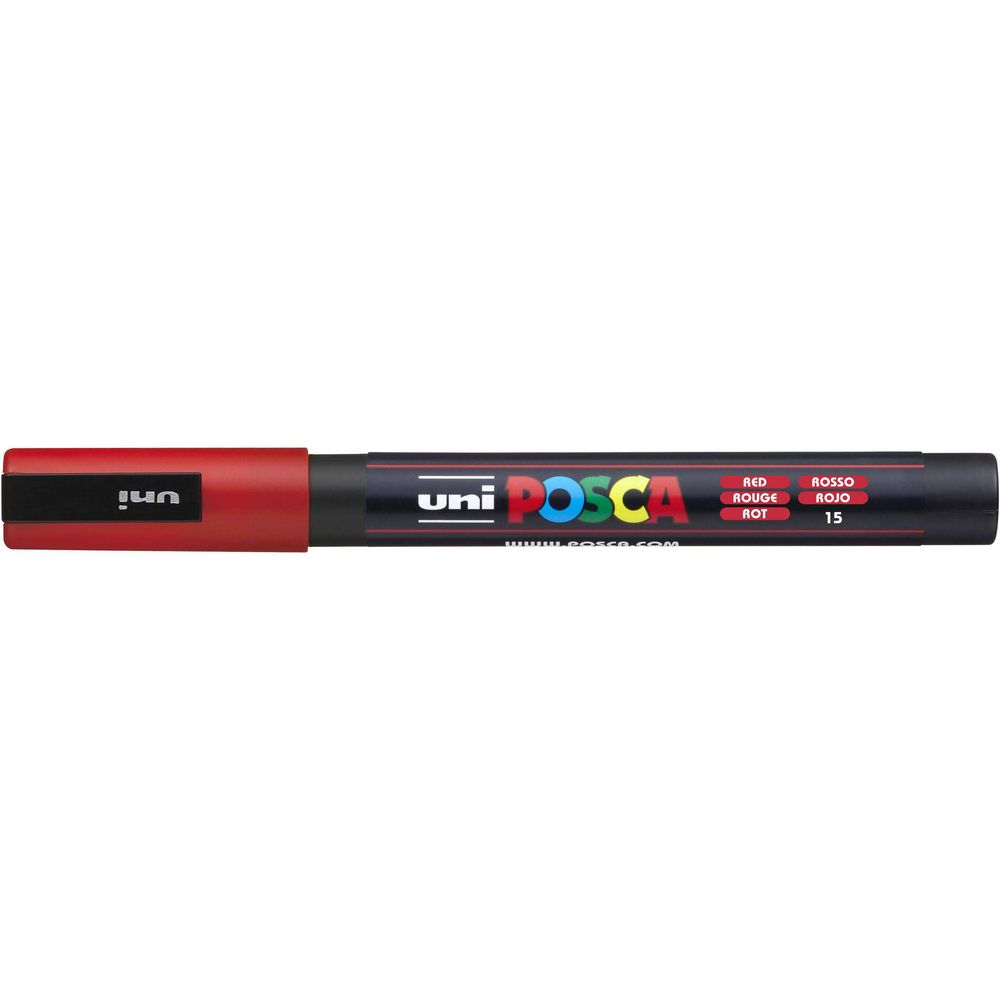 Uni Marker POSCA 0.9-1.3 mm red Bild 1