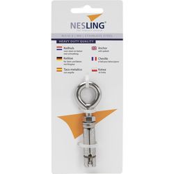 Nesling Boulon de cale avec oeil de vis inox M8