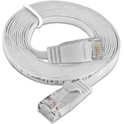 SLIM patchcord Cat 6, UTP, 5 m, White Bild 3