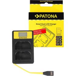 Patona Ladegerät Smart Dual LCD USB Nikon EN-EL15