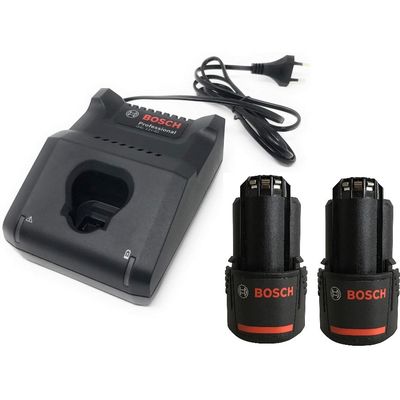 Bosch Akku Starter-Set: 2 x GBA 12Volt, 3.0 Ah