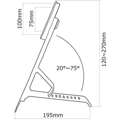 Newstar Supporto per TV / display FPMA-D825BLACK Nero Bild 5