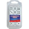 Noris Plastic dice white (15 pieces)