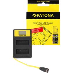 Patona Chargeur Smart Dual LCD USB Panasonic DMW-BLG10