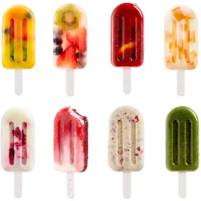 Lékué Sucette glacée Lolly, 4 pièces Jaune, vert, rouge, orange Bild 7