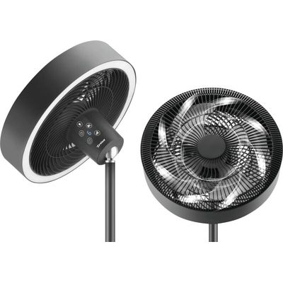 Trisa Standventilator mit Licht Ambiance Schwarz Bild 7