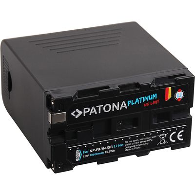 Patona Batterie pour appareil photo numérique Platinum NP-F970 10050mAh