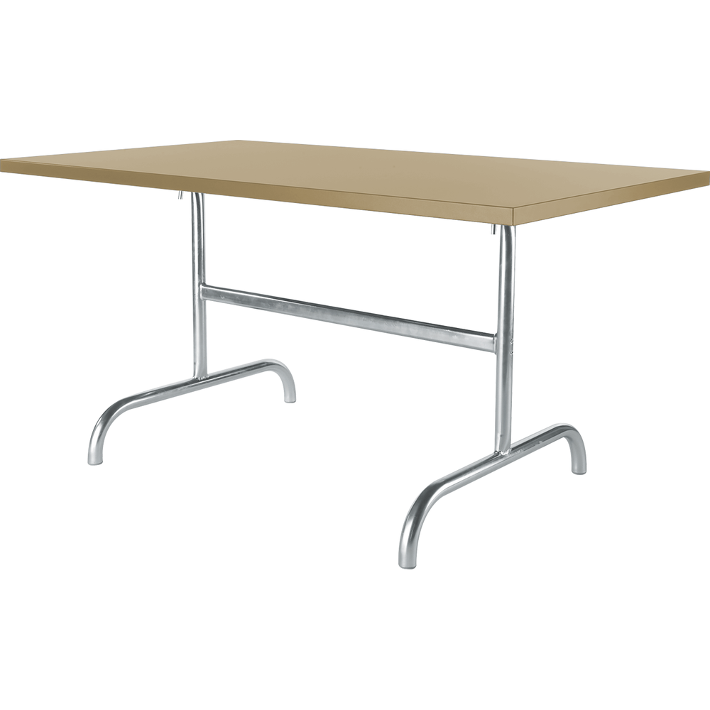 Schaffner Metal table Säntis 140x80 - Hot Dipped Galvanized - Pastel Brown Bild 1