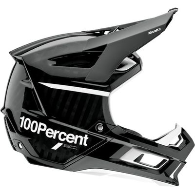 100percent Casco Aircraft 2 nero/bianco S