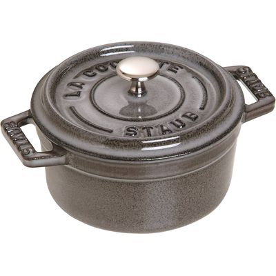 Staub Topf rund grau 1.7 lt., 18cm