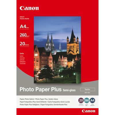 Canon Carta fotografica a4 260 g / m² 20 pezzi