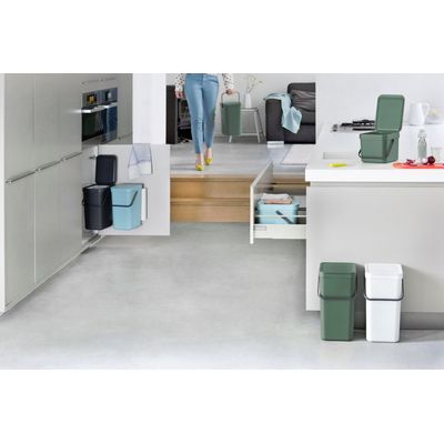 Brabantia Pattumiera Sort&amp;Go grigio chiaro 6 litri Bild 3