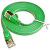 SLIM câble patch Cat 6, STP, 0.75 m, vert thumb 0