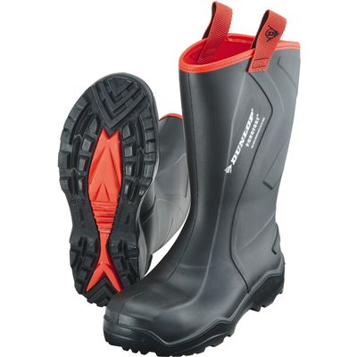 Dunlop Boots Purofort + Rugged S5 CI SRC, black, size. 41