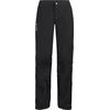 VAUDE Pantaloni da pioggia Yaras III Donna lunghi neri 40-LONG