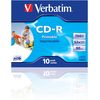 Verbatim CD-R 52x 700MB 700 MB, Jewelcase (10 Stück) thumb 0