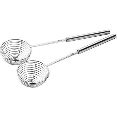 Stöckli Fondue sieves Inox 2 pieces 24cm ø 6cm 8320.02