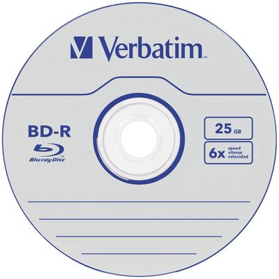 Verbatim BD-R 25 GB, Spindel (50 Stück)