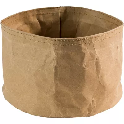 Aps Bread bag Paperbag D17cm H11cm, beige