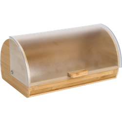 Zeller Present Cestino per il pane arrotolabile in plastica di bambù 39x25x19 cm