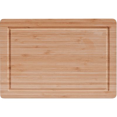 Zeller Present Bamboo cutting board with groove 32x22x1.6cm