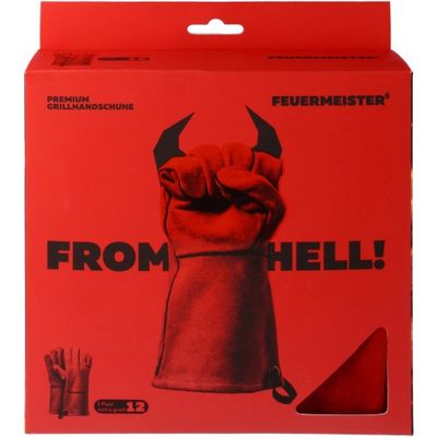 Feuermeister Grillhandschuh Premium BBQ Rot, Grösse 12 Bild 3