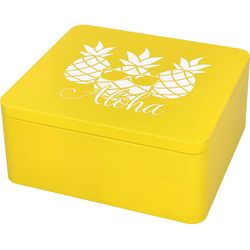 RBV-Birkmann Gift box Col.yellow Aloha 21x19xH9cm 439818