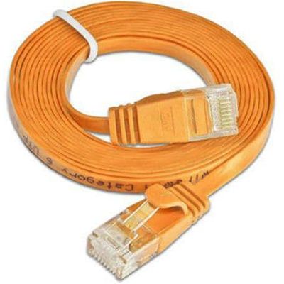 SLIM câble patch Cat 6, UTP, 2 m, orange Bild 2