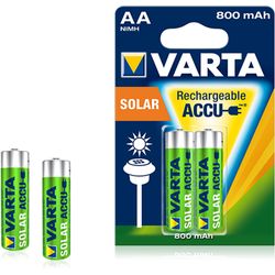 Varta Batteries rechargeable battery Solar 2xAA 800 mAh, LR06, Mignon