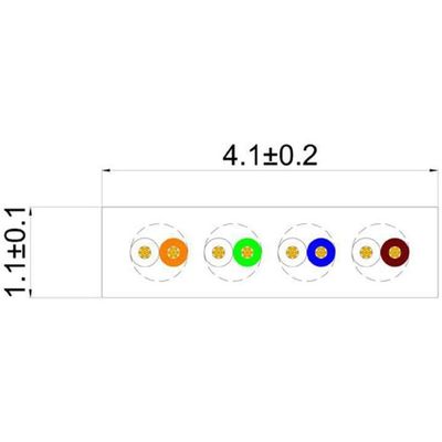 SLIM câble patch Cat 6, UTP, 0.75 m, violet Bild 5