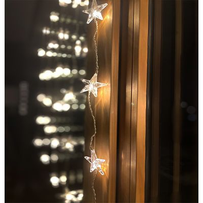 Ekström LED light curtain outdoor with stars 48 LED 175x120cm Bild 3