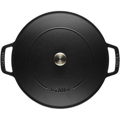 Staub Braiser m. Gusseisendeckel schwarz 2.4 lt., 24 cm Bild 6